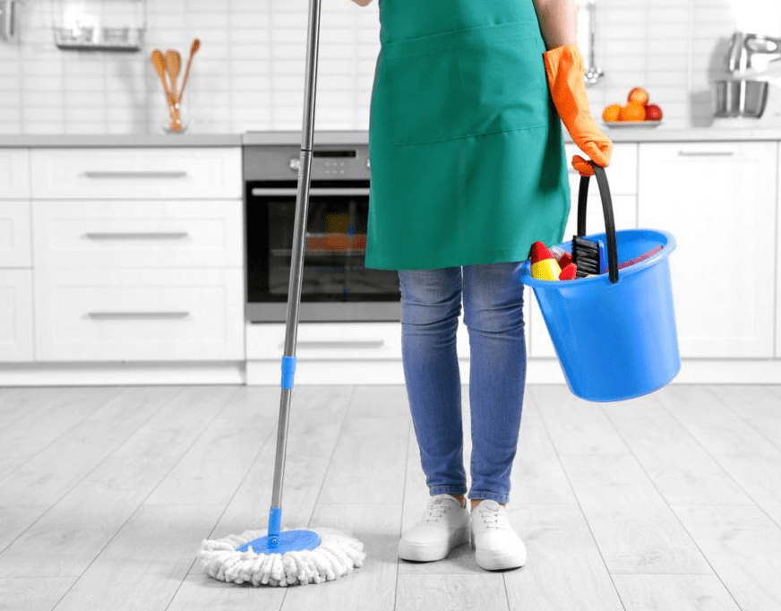 Aone Deep Cleaning professional team at work in Gurgaon
